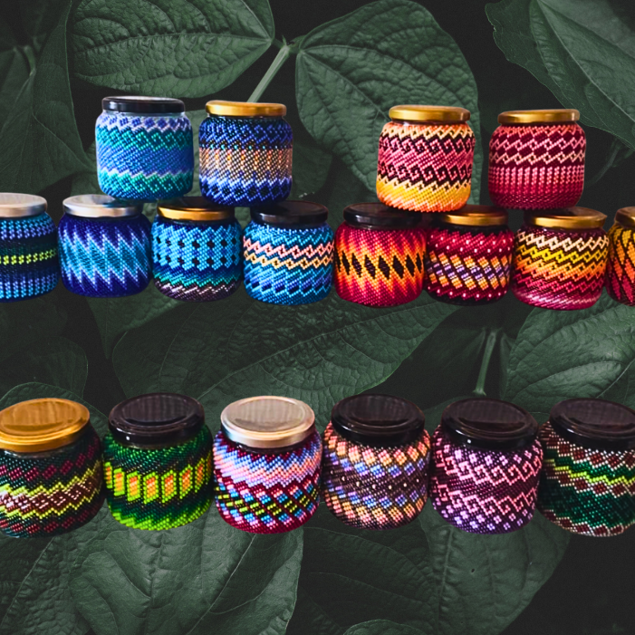 Beaded Medicine Jar