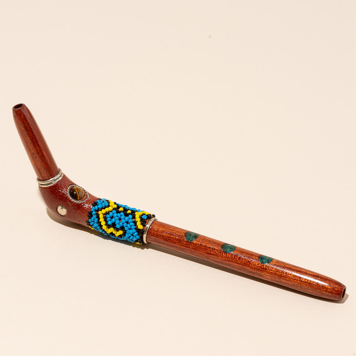 Shipibo Rosewood Single Nostril Tepi